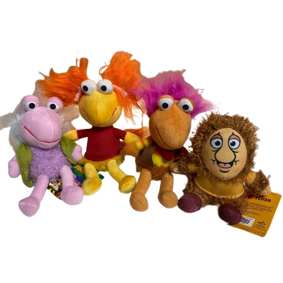 Fraggle Rock Plushies Gobo, Red, Mokey, Junior Gorg NWT - Picture 6 of 6